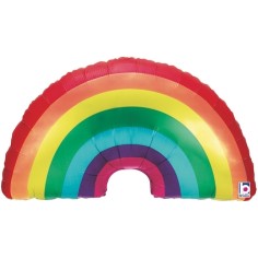 Folienballon Regenbogen, 90cm