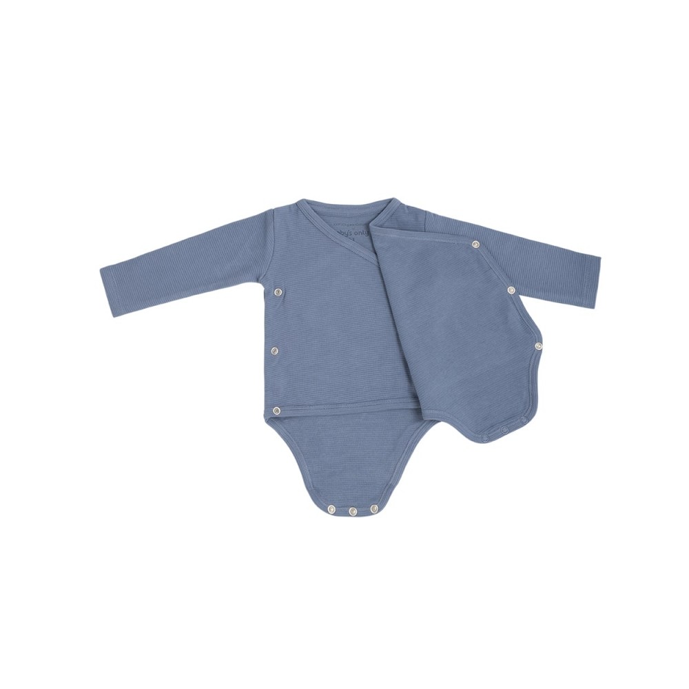 Babys Only langarm Body Pure, vintage blue
