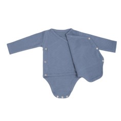 Babys Only langarm Body Pure, vintage blue
