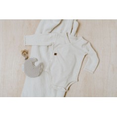 Babys Only langarm Body Melange, warm linen