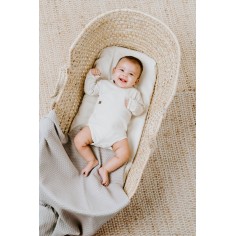 Babys Only langarm Body Melange, warm linen