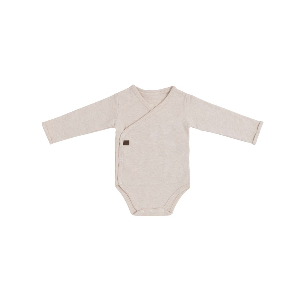 Babys Only langarm Body Melange, warm linen