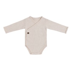 Babys Only langarm Body Melange, warm linen