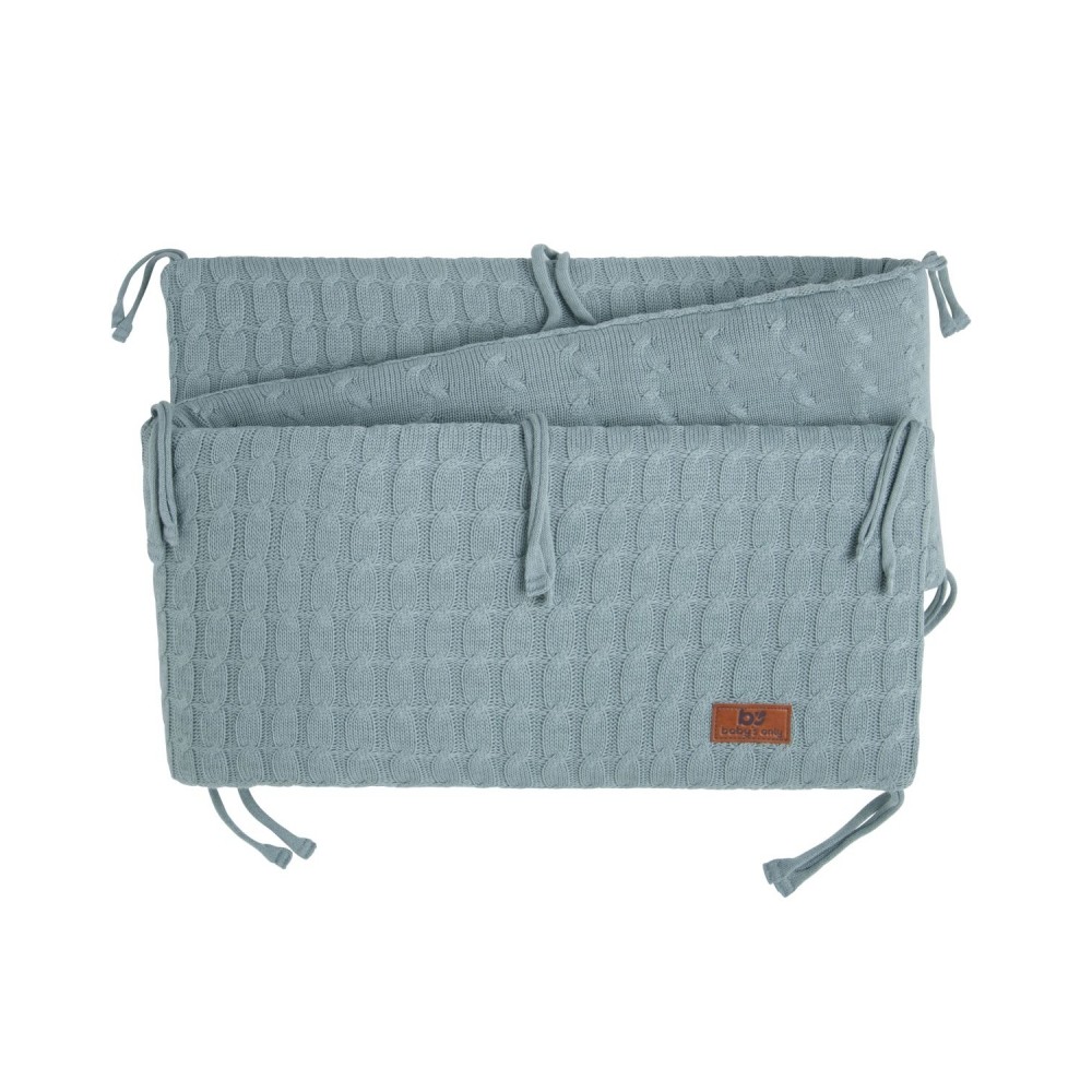 Bett/ Laufgitter Nestchen Cable, stonegreen