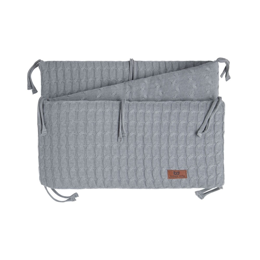 Bett/ Laufgitter Nestchen Cable, grau