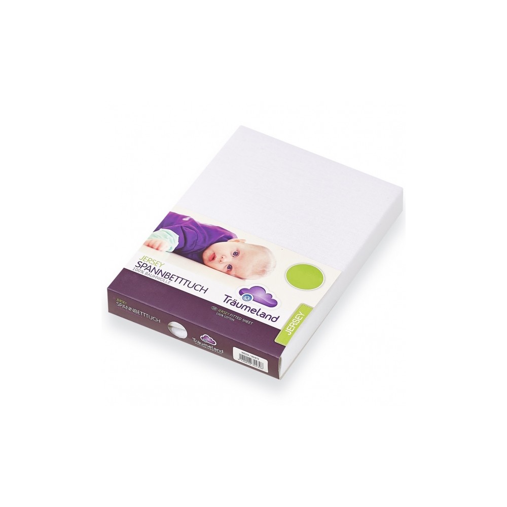 Jersey de tissu fixe, blanc