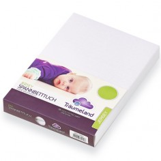 Jersey de tissu fixe, blanc