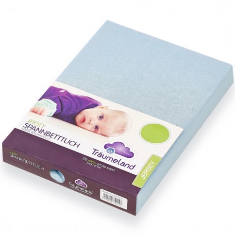 Jersey de tissu fixe, bleu clair