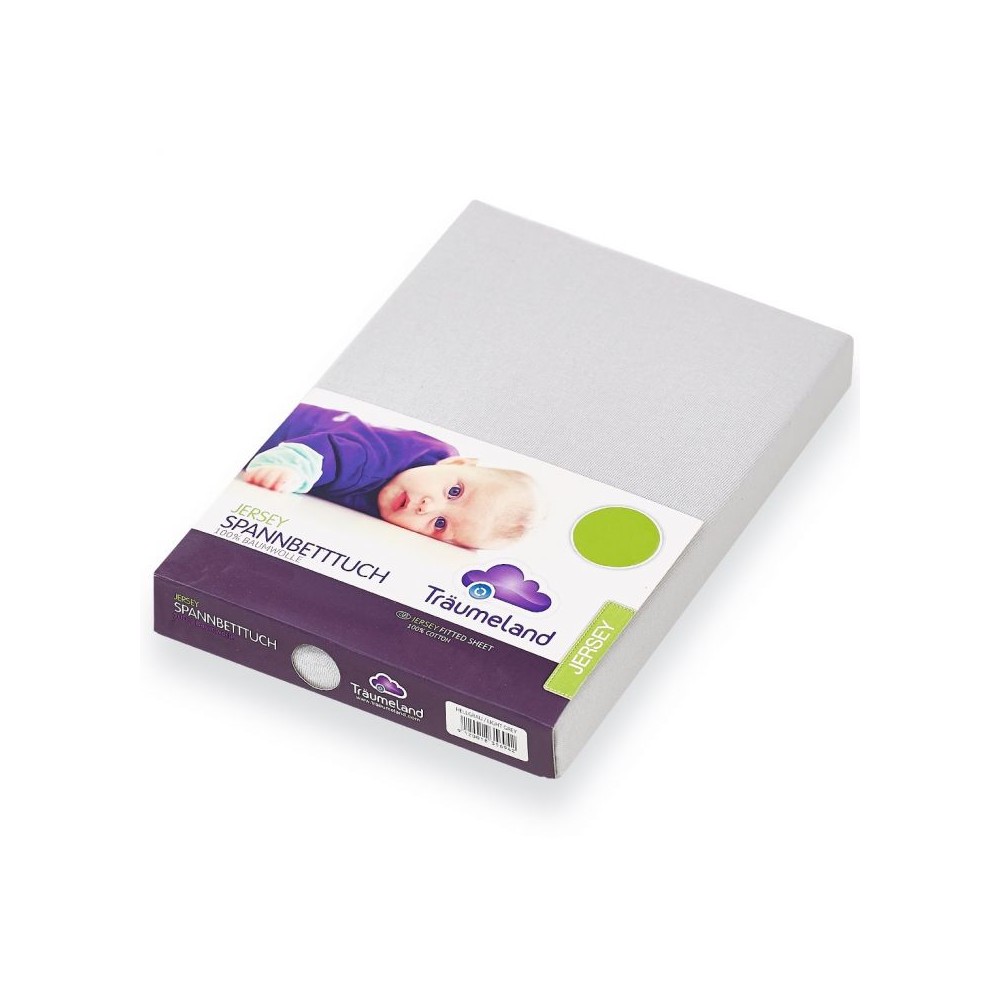 Jersey de tissu fixe, gris clair