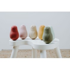 Babys Only Spritzfigur Pinguin, 2er Pack, stone red/ alt rosa