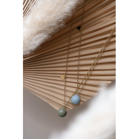 Bola-Kugel Schwangerschaftskette, Féline, grau-mint