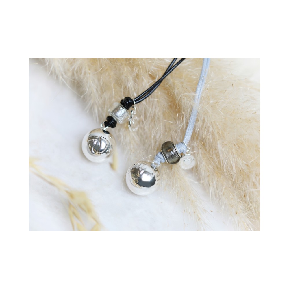 Bola-Kugel - Schwangerschaftskette, Basic, Rund mit Herzen