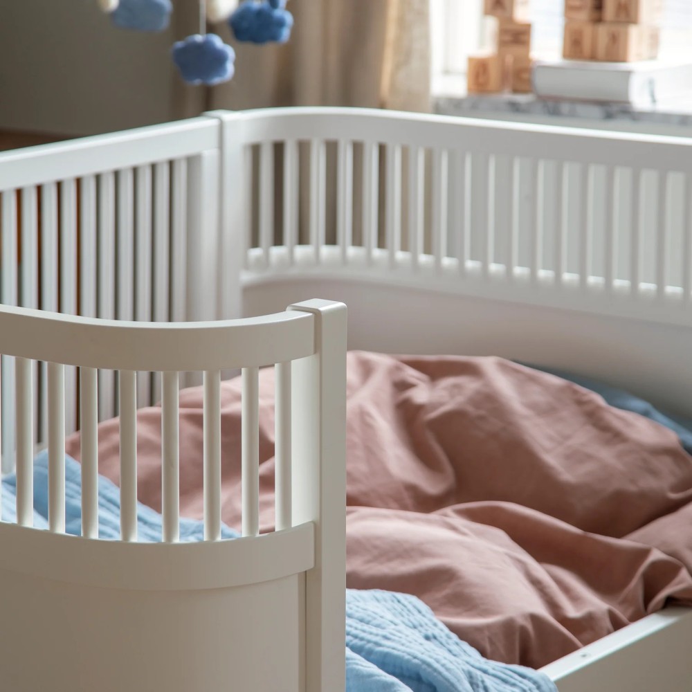 Lit bébé et junior, blanc