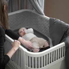 Lit bébé et junior, blanc