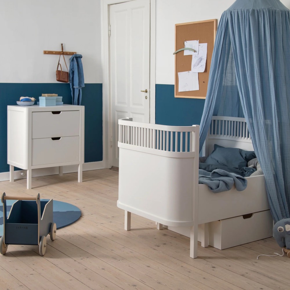 Lit bébé et junior, blanc