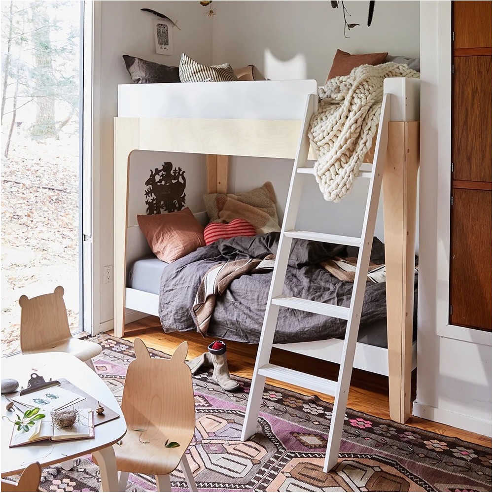 Hochbett Etagenbett "Perch", Birke
