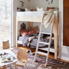 Hochbett Etagenbett "Perch", Birke
