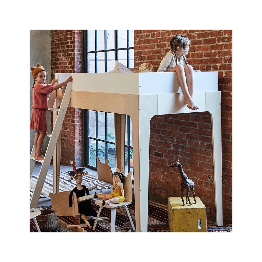 Lit Loft Lit superposé "Perch", bouleau