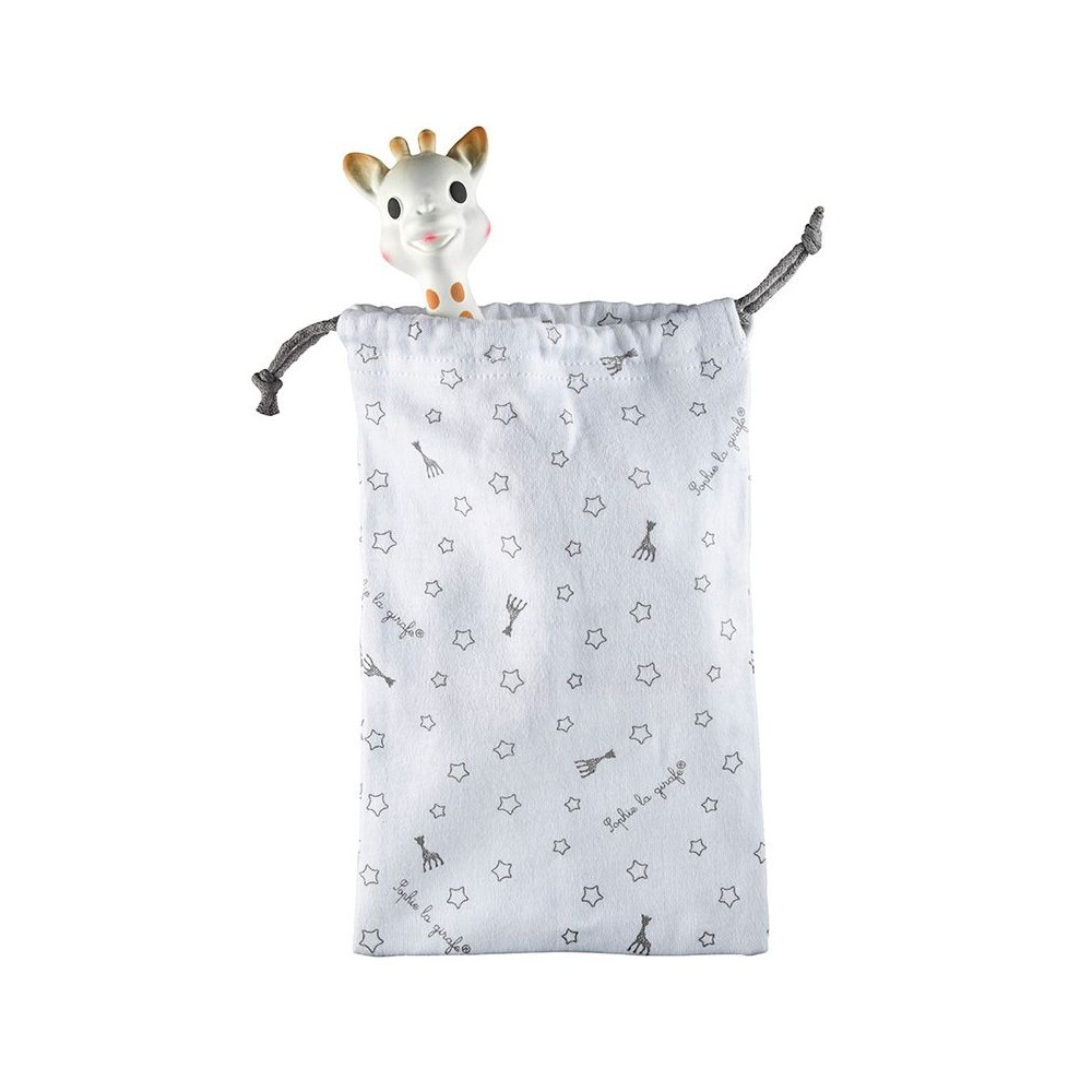 Sophie la girafe im Stoffbeutelchen