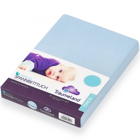 Fixleintuch TENCEL, Hellblau