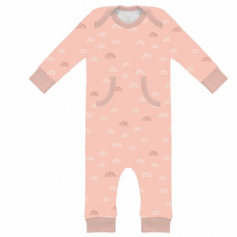 Fresk Babypyjama Bio-Baumwolle, Rainbow chintz rose