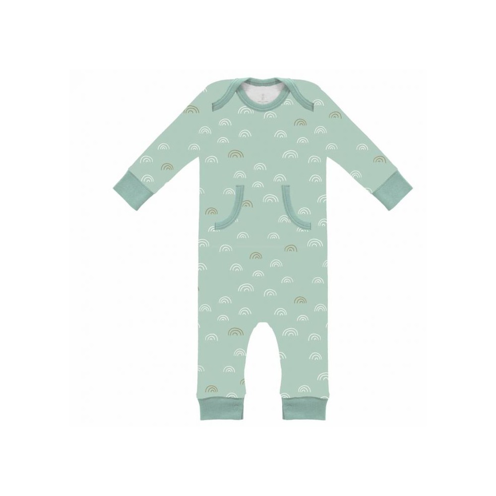 Fresk Coton biologique Babypyjama, Rainbow Ether Bleu