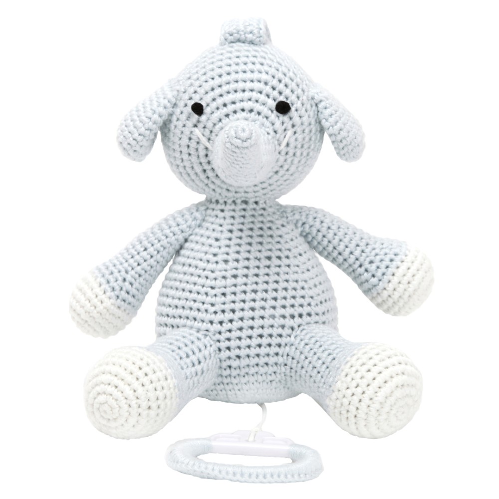 Spieluhr, Elefant/ Babyblue