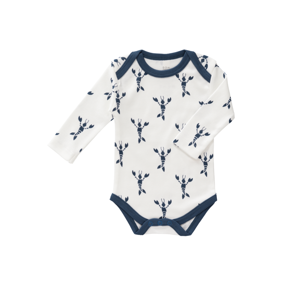 Fresk Coton biologique bébé, manches longues, homard