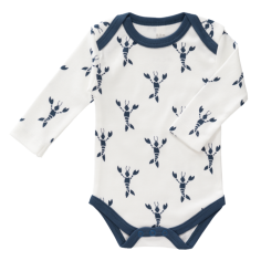 Fresk Babybody Bio-Baumwolle, langarm, Lobster
