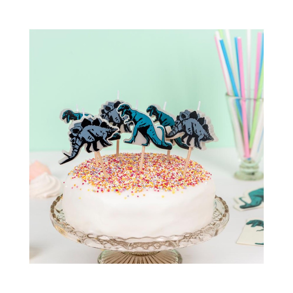 Geburtstagskerzen Prehistoric Land, 6 Stk.