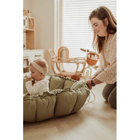 coco Play Mat & Babynest, Meadow Green