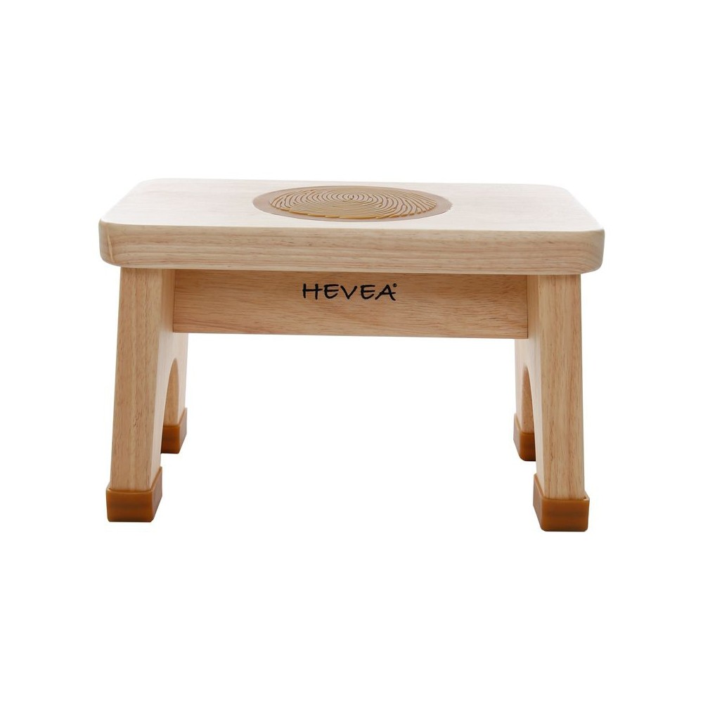 Hevea Kinderhocker aus Kautschukbaumholz - Natur