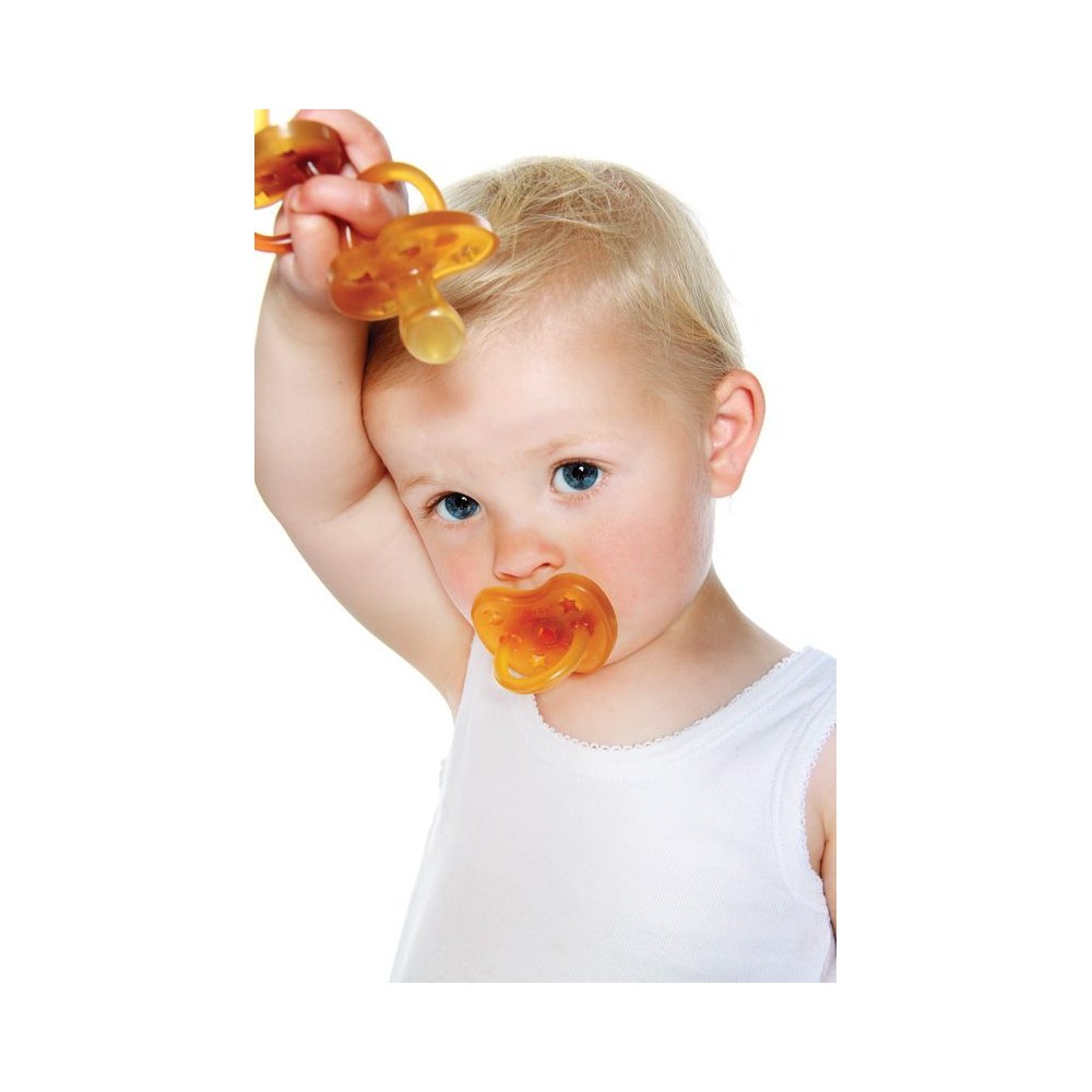 Naturkautschuk Schnuller, Classic, kiefergerecht