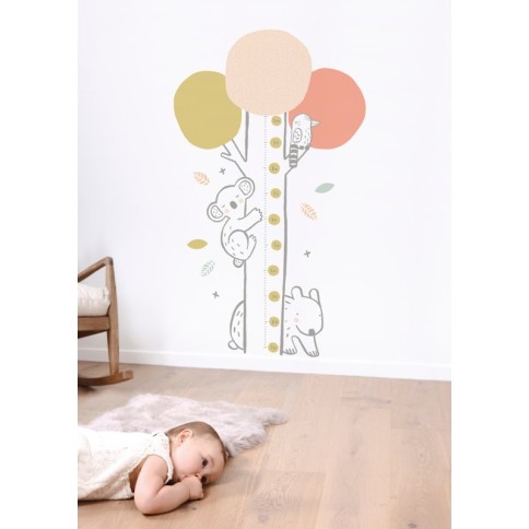 Lilipinso Wandsticker Messlatte, Koalas