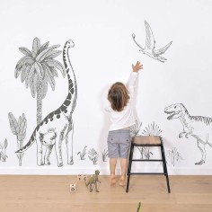 Lilipinso grosses Wandsticker Dekoration, T-Rex