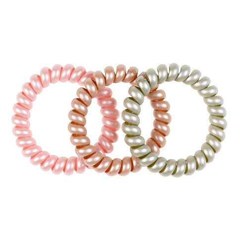Twiisters en caoutchouc de cheveux, Beatricia - 3 pcs.