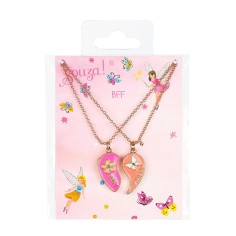 BFF 2 Halsketten, Herz/ Blume