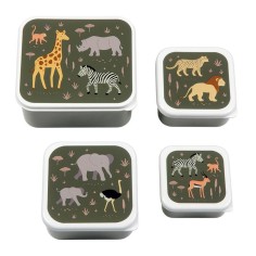 Lunchbox, 4er Set, Savanne