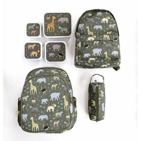 Lunchbox, 4er Set, Savanne