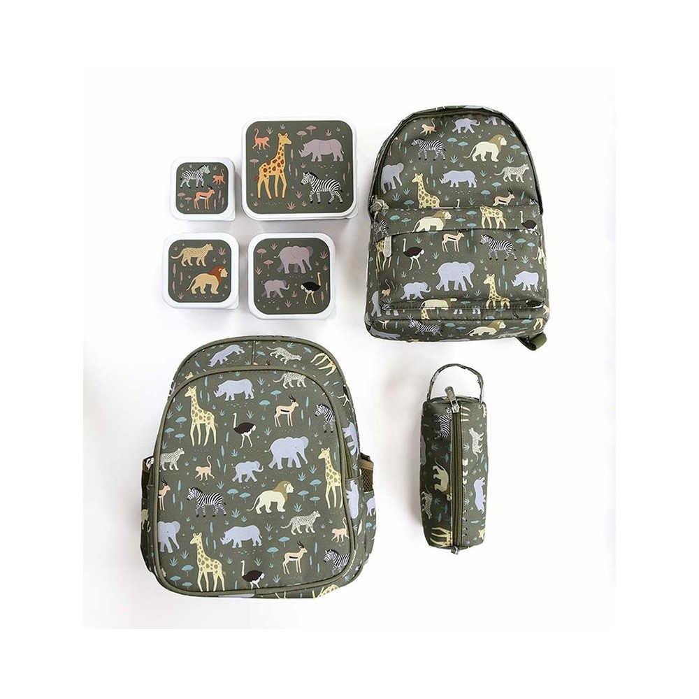 Lunchbox, 4er Set, Savanne