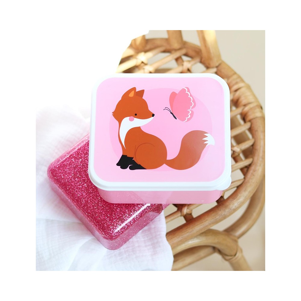 Lunchbox, 4er Set, Waldfreunde/ Bunt