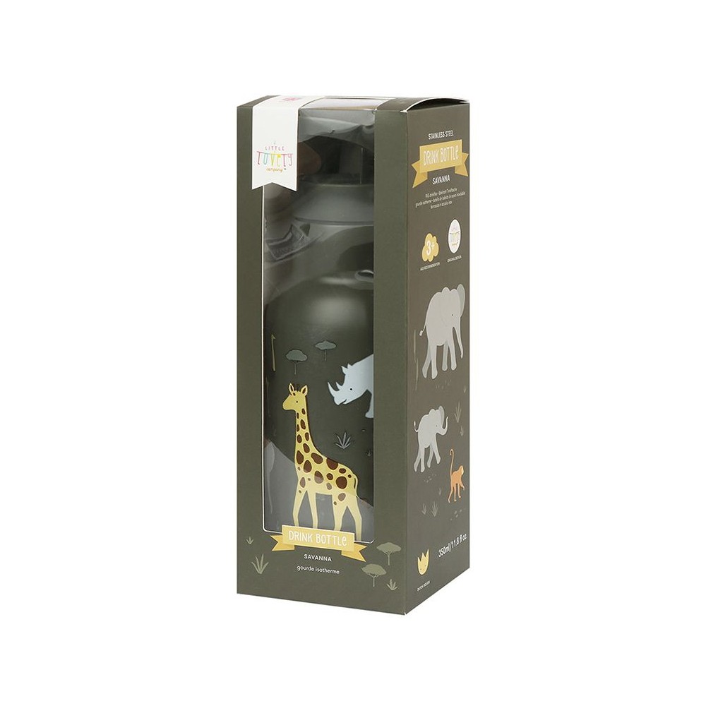 Edelstahl Trinkflasche - Savanne (350 ml)