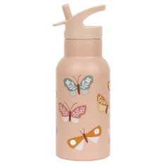Edelstahl Trinkflasche - Schmetterlinge (350 ml)