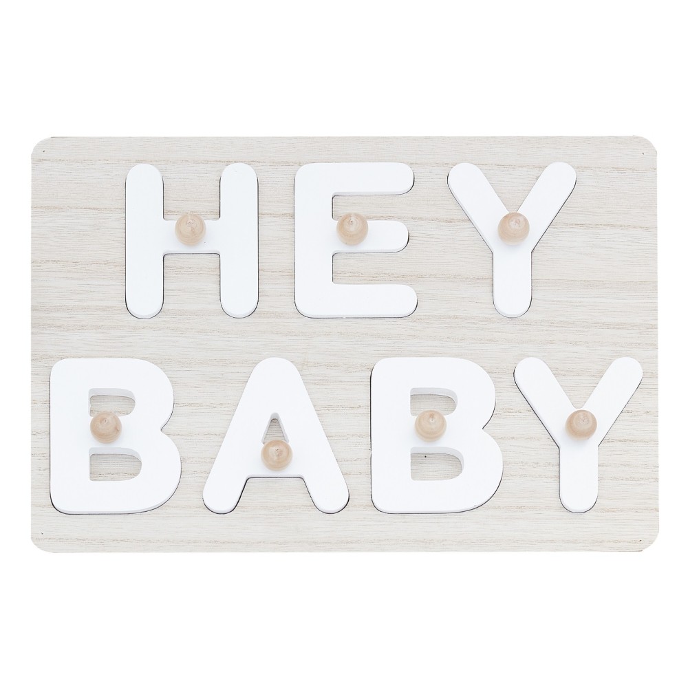 Baby Shower alternatives Gästebuch "Hey Baby"