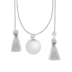 Bola-Kugel Schwangerschaftskette Anais, Silber