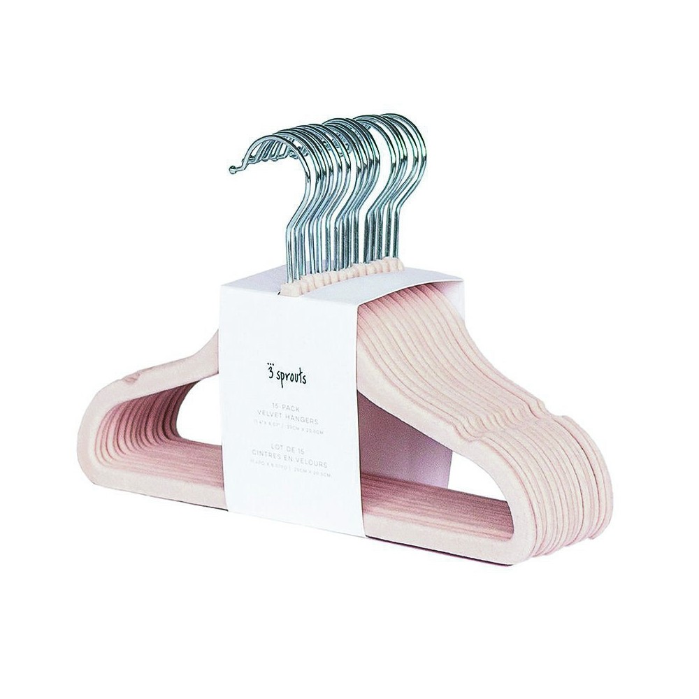 Kinder Kleiderbügel 15er Set, Pink