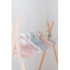 Kinder Kleiderbügel 15er Set, Seafoam