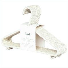 Kinder Kleiderbügel 15er Set, Weizenstroh - Cream