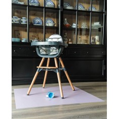 Bodenmatte Schutzmatte, quadratisch 110 x 110 cm, Altrosa