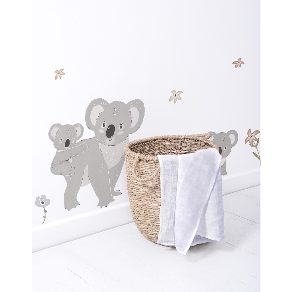 Wandsticker Dekoration, Koala Familie